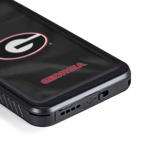 University of Georgia Black Jersey Galaxy S24 Plus Waterproof Case